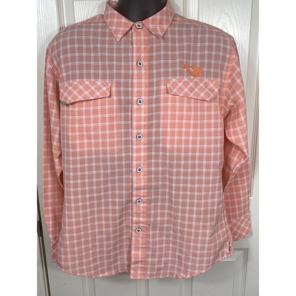Mojo Sportswear Company Other - Mojo Sportswear Plaid Fishing Shirt Long Sleeve‎ Button Up Casual Medium